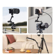 HD02 Adaptacyjny Zacisk Siły, Zacisk Krabowy, Super Zacisk do Aparatu, Telefonu, Monitora, Kamery Akcji, Fotografii