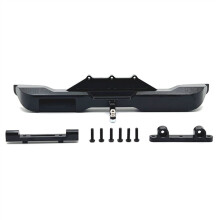 Metal Rear Bumper for 104010 104020 104026 RC Car Upgrade Parts Rear Anti-Collision with Trailer Hook, Rescue Towing B