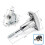 Universal Vending Machine Lock Set with T-Handle and 3 Keys, Zinc Alloy Replacement for Various Machines 6