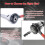 10pcs Coilover Spanner Wrench Set for Suspension System and Shock Adjustment, Non-Slip Hook C Design 7