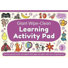 3 Giant WipeClean Learning Activity Pad by Autumn Publishing Paperback