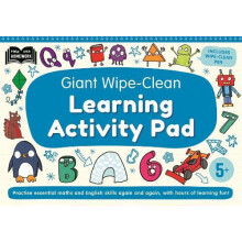 5 Giant WipeClean Learning Activity Pad by Autumn Publishing Paperback
