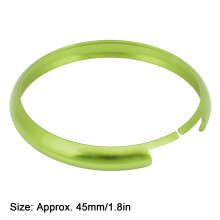 Grüner Aluminium Schlüsselring MINI