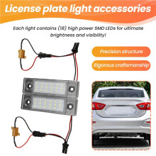 Car LED Number License Plate Light LED Number Plate Lamp for Cruze Accessories