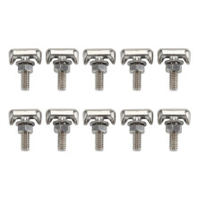 10PCS Replacement Battery Terminal M6 Screws Bolt Nut Washer T-Bolt 19116852 for 6X0915138