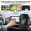 Caixa Multimídia Automotiva com CarPlay Sem Fio, Compatível com para Android 15 e com Entrada para CarPlay com Fio. 6