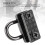 20 D-Ring-Nieten 360 drehbar, Schwarz 1
