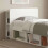 VidaXL vidaXL Headboard Cabinet with Storage High Gloss White Engineered Wood 1