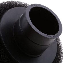 2X Limpiador de Filtro de Aire de Espuma en Ángulo Negro ATV para Carburador de Motor Quad Pit Dirt Monkey Bike Motocross Motocicleta-Negro 35Mm