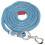 Pferdeleine lang 4m Blau Grau Nylon 13