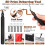 66Pcs 3D Printer Tools Kit for FDM/SLA Printers Deburring Tool, Scrapers, Brushes, Hand Drill, Tweezers & More 4