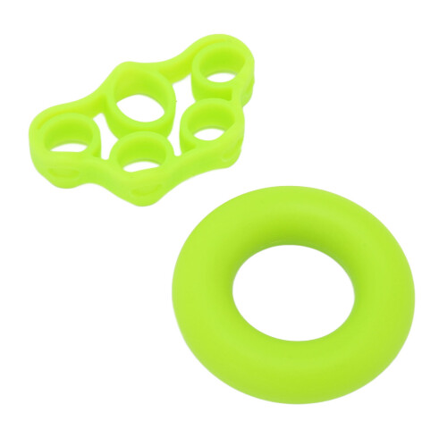 Grüner Fingerkrafttrainer aus Silikon 1