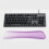 Wrist Rest Support for Mouse Pad&Keyboard Set, Rectangular Mousepad Non-Slip Base Home/Workplace Pain Relief 3
