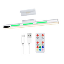 Lámpara Magnética con Control Táctil, Color Ajustable, Brillo y Ángulo, Luz de Maquillaje RGB, Lámpara de Ambiente Blanca