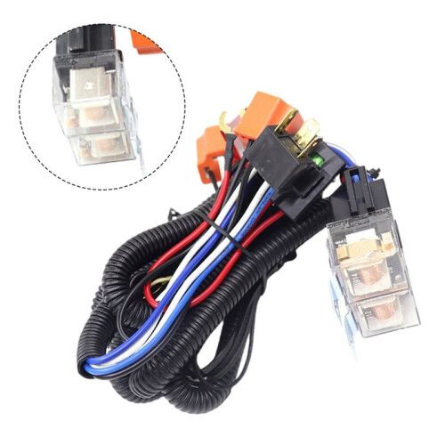 H6054 LED-Scheinwerfer-Relaiskabelbaum-Kit 12V 80A mit Sicherungsschutz Kfz-Kabelbaum 2