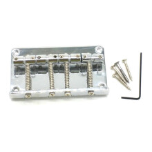 Puente para Bajo de Cuerdas Pb4, Monturas Fijas para Bajo EléCtrico, Jazz Bass o Precision Bass