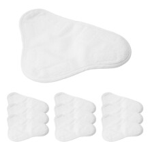 Paquete de 10 Almohadillas de Tela de Microfibra Steam Mop de Repuesto para Mop X5 Triangular Drag