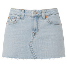 (24S, Luminous/Washed) True Religion Womens/Ladies Sadie Plain Denim Mini Skirt