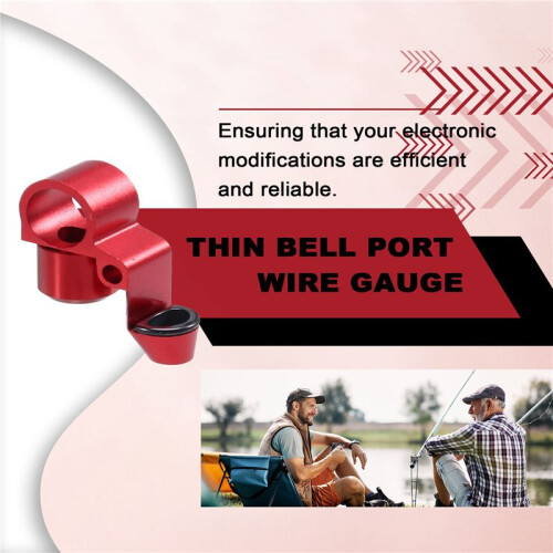Lua Outlet Hole Conductor Lua Modification Accessories Thin Bell Port Wire Gauge Modification Accessories Red 2
