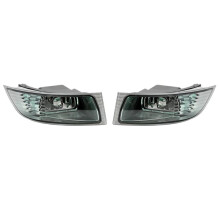 1 Pair Front Bumper Fog Lights Front Fog Lights Driving Lights 81211-60160 81221-60080 for GX470 UZJ120 2003-2009