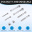 13859 Front Lower Inner Forward Suspension Control Arm Bolt Kit for 3