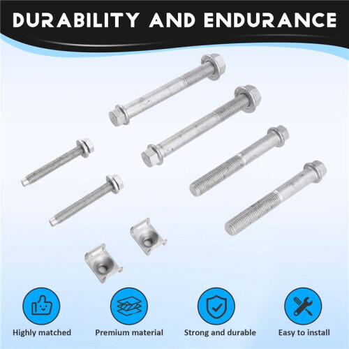 13859 Front Lower Inner Forward Suspension Control Arm Bolt Kit for 2