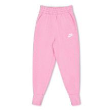 (7-8 Years, Flamingo Pink) Nike Girls Cotton Blend Jogging Bottoms