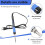 90W Soldering Iron Kit:LCD Digital Rapid-Heating Soldering Pen with Adjustable Temperature, EU Plug 6