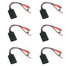 6X Universal Car RCA USB Adapter Wireless Receiver Home Media AUX Audio Device Audio Cable