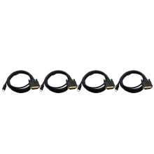 4X USB TYPE C to DVI Cable USB Type C to DVI 24+1 Adapter 4K 30Hz (6FT/1.8M) for 3 for 2017/2016 Pro