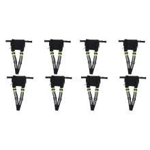 8X Radios Pocket Radio Chest Harness Chest Front Pack Pouch Holster Vest Rig Carry Case for 2 Way Radio Walkie Talkie