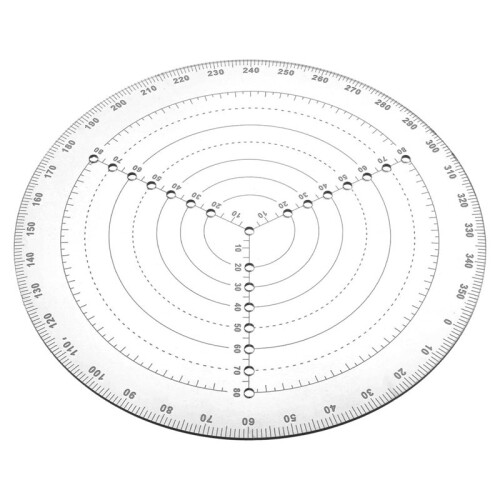 Round Center Finder Compass Woodworking Circle Tool Clear Lathe Centering Tool Wood Turning Lathe Tools Circle