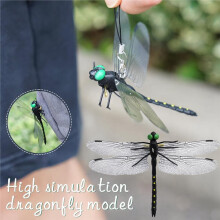 Simulation Dragonfly Insect Model Mosquito Repellent Outdoor Hanging Ornaments Insects Dragonfly Model for Garden Farm