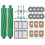 Compatible for    405 / 505 Combo Main Roller Side Brush HEPA Filter Mop Cloth Dust Bag 2