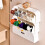 Underwear Socks Storage Box, Multifunctional Storage Box, Plastic Wall Mount Underwear Drawer Organizer, for Socks, Ties 6