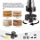 Shank Replaceable Blade Planing Bit Milling Cutter Insert-Style Spoilboard CNC Surfacing Router Bits for Wood 8mm 9