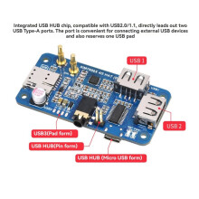 Voor Raspberry Pi 4G-Uitbreidingskaart SIM7600G-H 4G HAT (B) LTE Cat-4 4G 3G 2G GNSS-Positionering Wereldwijd voor RPi Zero W