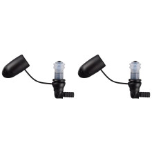 2X 90 Degree Bite Valve Replacement for Hydration Packs Silicone Nozzle Mouthpiece for Water Bladders
