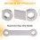 2 in 1 DRAIN PLUG & SHELL NUT Hand Wrenches for  Pool Filter Cartridge Assembly 5