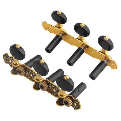 2Pcs Classical Guitar Strings Tuning Pegs Keys Tuners Musical Stringed Instruments for Classical Guitars Parts 2