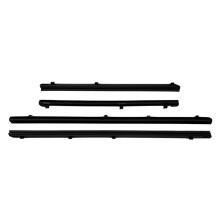 4pcs Front Rear Door Glass Weatherstrip Outer Strips for 4Runner GX460 10-23 68171-60090 68172-60080 68173-60060
