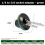 1/4" to 3/8" + 3/8" Quick Socket Set Sleeve Adapter Ultra-Thin Nested Identifiable High-Hardness Impact Converter 6