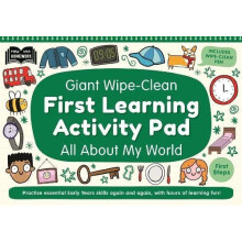Giant WipeClean First Learning Activity Pad All About My World by Autu