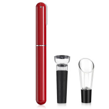 Wine Bottle Opener Air Pressure Wine Corkscrew with Cutting Wine Bottle Foil Knife, Effortlessly Open Wine Bottles Red