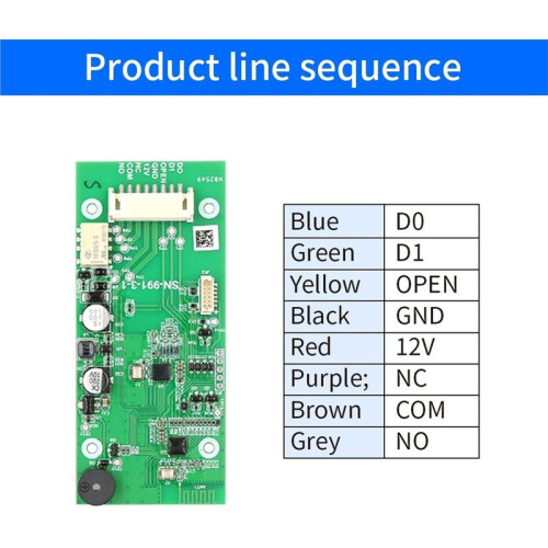 Access Control Mainboard with TTLock App  Gateway Option and Full Pinout for Lock Reader Exit Butto 2