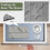 Large Stone Dish Drying Mat, Suitable for Kitchen Countertops, Foldable, Quick-Drying, Stylish Diatomaceous Earth 7