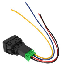 1Pcs 5 Pin Car Fog Light for X-Trail Tiida Altima Kicks 4-Connect Wire Control Button 12V