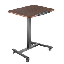 Escrivaninha Ajustável em Altura 650x480 mm-Duoku-com Mesa Inclinável, para Laptop, Trabalho Remoto e Casa, Carga 15 kg