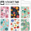 Pacote com 24 Pastas Decorativas, Pastas de Papel com Corte 1/3, Tamanho Carta 8,8 X 11,6 Polegadas, 6 Estilos de Pasta 3