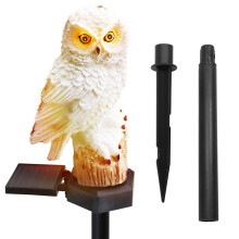 Outdoor Solar Owl Lights Animal Shape Garden Courtyard Lights Outdoor Garden Lawn Decorative Lights